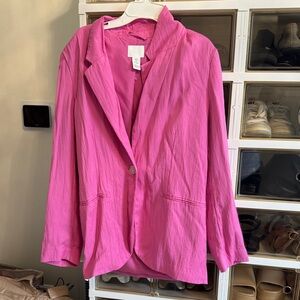 H&M Vibrant Pink Women's Blazer